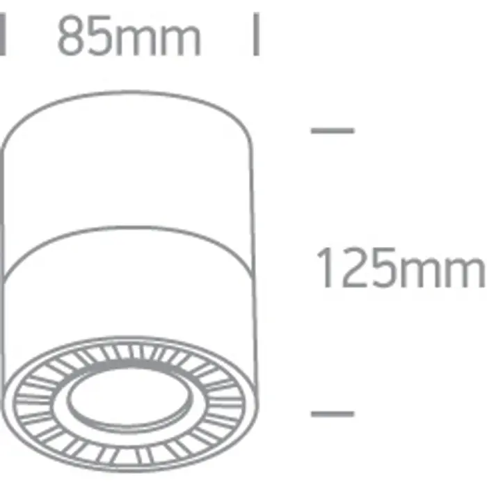 LED STROPNI REFLEKTOR 12W/230V/3000K BIJELA