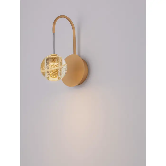 LICIO ZIDNA LAMPA LED/3000K/4W/166Lm/GOLD