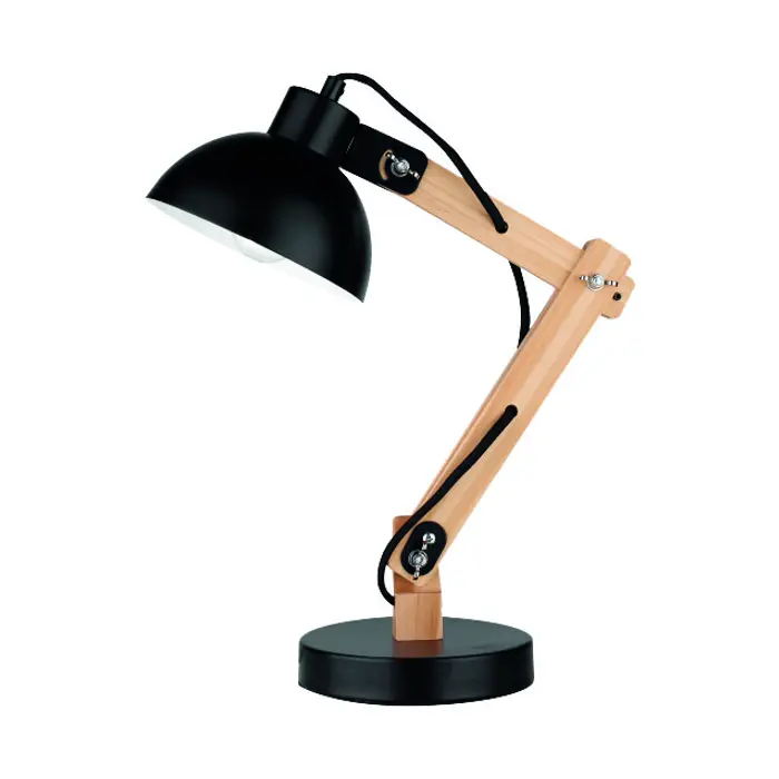 LILA STOLNA LAMPA E27 /IP20/CRNA