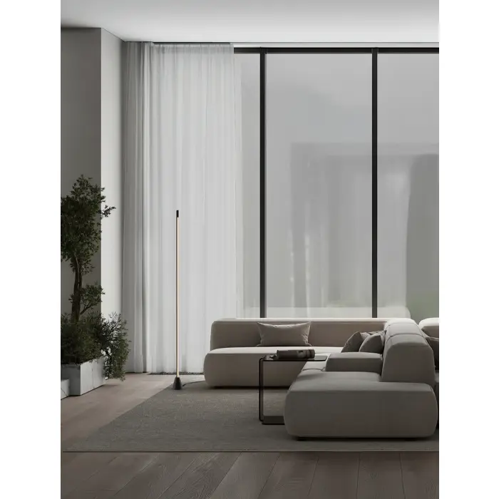 LITEE STAJAĆA PRIGUŠIVA LED SVJETILJKA SA SENZOROM CRNA 26W IP20 3000K