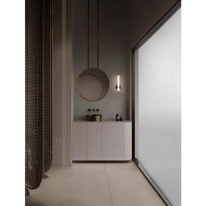 LUCA ZIDNA LAMPA CRNA LED 15W 1309lm 4000K IP44