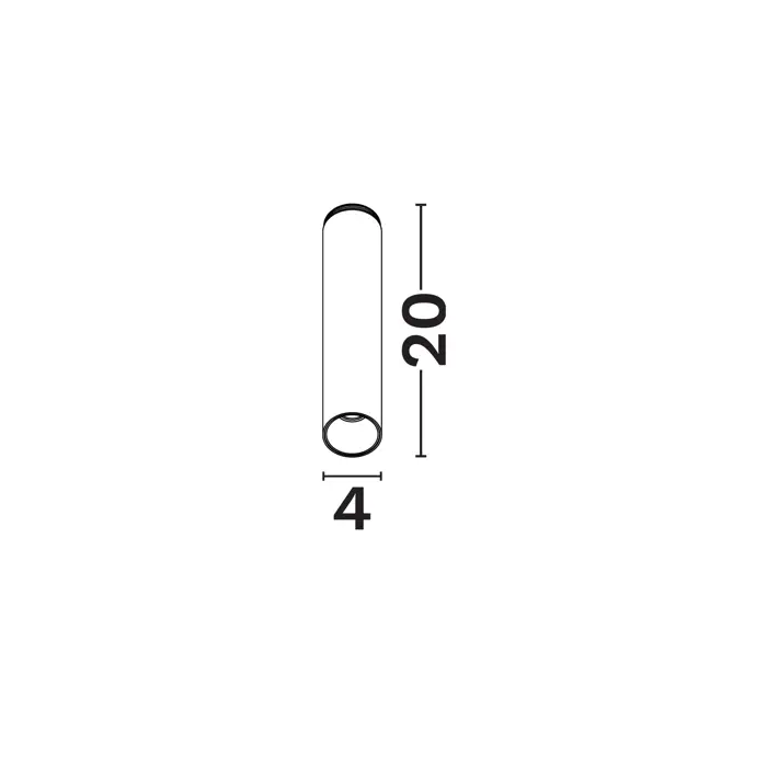 Luisa STROPNI REFLEKTOR CRNI LED 8W 220-240V 571lm IP20 3000K
