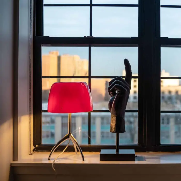 LUMIERE GRANDE E27, STOLNA LAMPA, CHERRY CHAMPAGNE