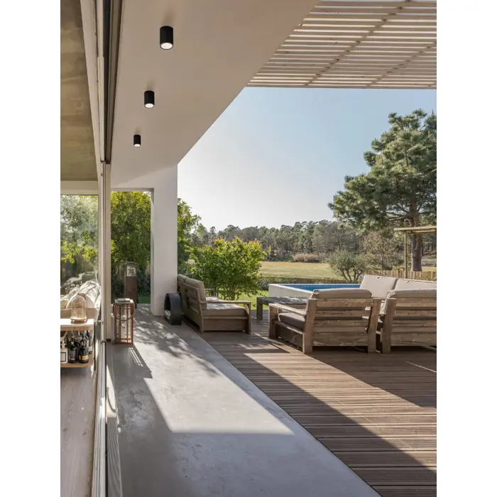 LUMINA STROPNA LAMPA LED 3000K 509lm IP65 CRNA