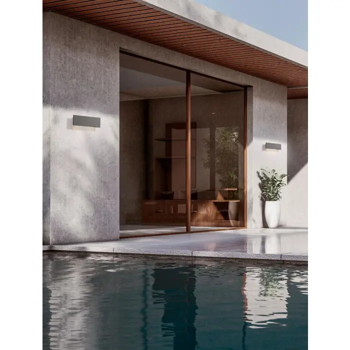 LUNA ZIDNA SVJETILJKA SIVA LED 10 Watt 100-265Volt 536lm
3000K IP65