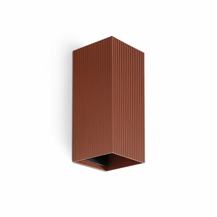 LUNE ZIDNA SVJETILJKA IZBRAZDANA TERRACOTTA 2xGU10