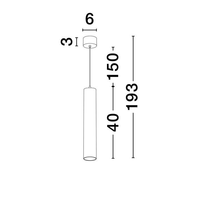 MARE VISILICA GU10/10W/CRNA