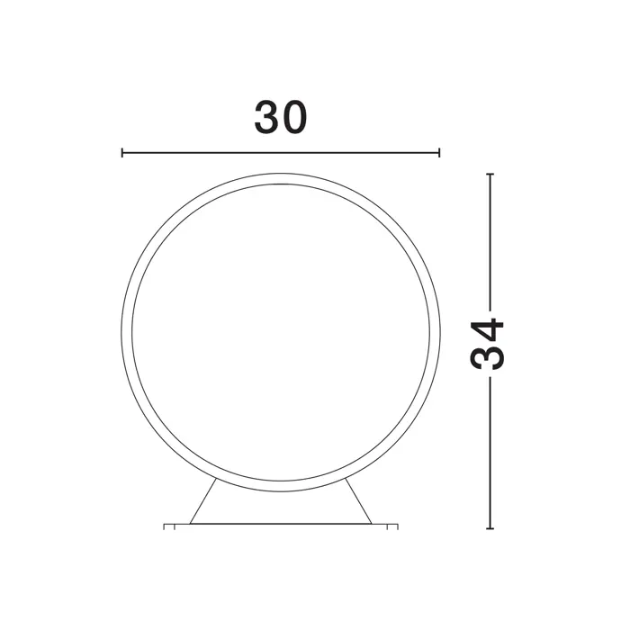 METRO STAJAĆA SVJETILJKA
LED 6 Watt 220-240 Volt 405Lm
3000K IP65
L: 30 H