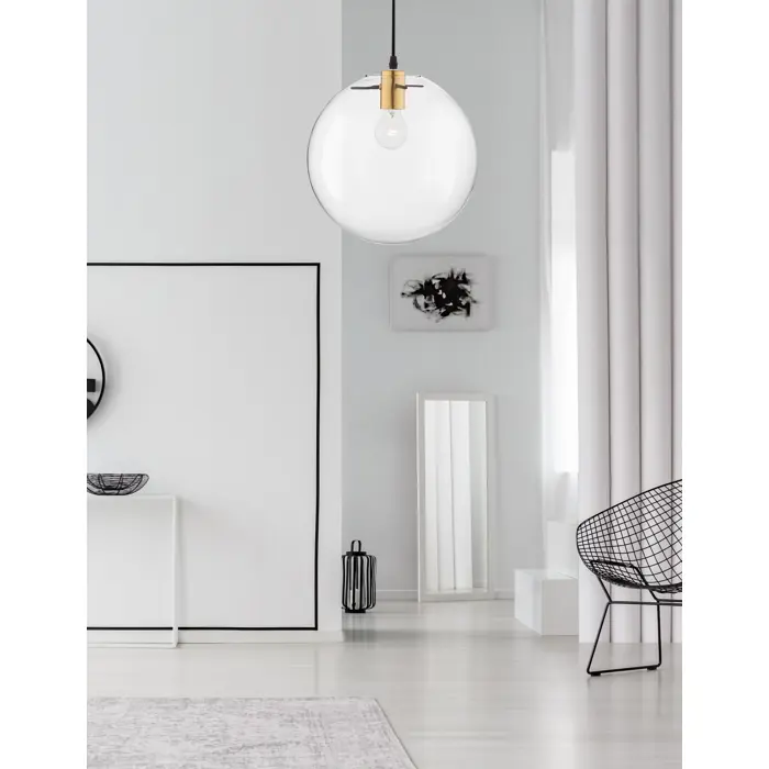 MIRALE VISILICA E27 /IP20/ZLATNA & CRNA