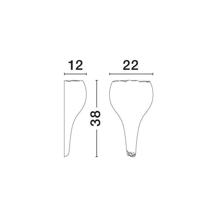 MISO ZIDNA LAMPA BIJELA E14 1x5W IP20
