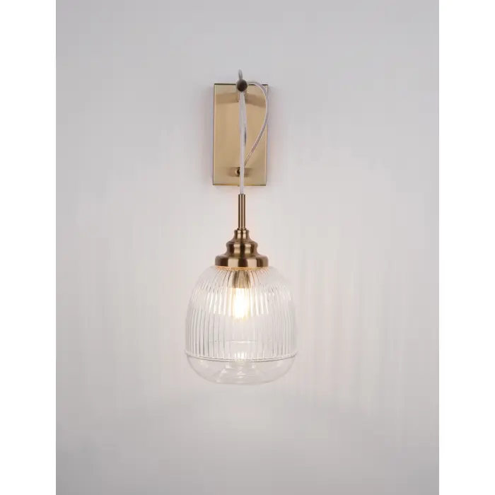 MOND ZIDNA LAMPA E14 /IP20/ SATIN ZLATNA
