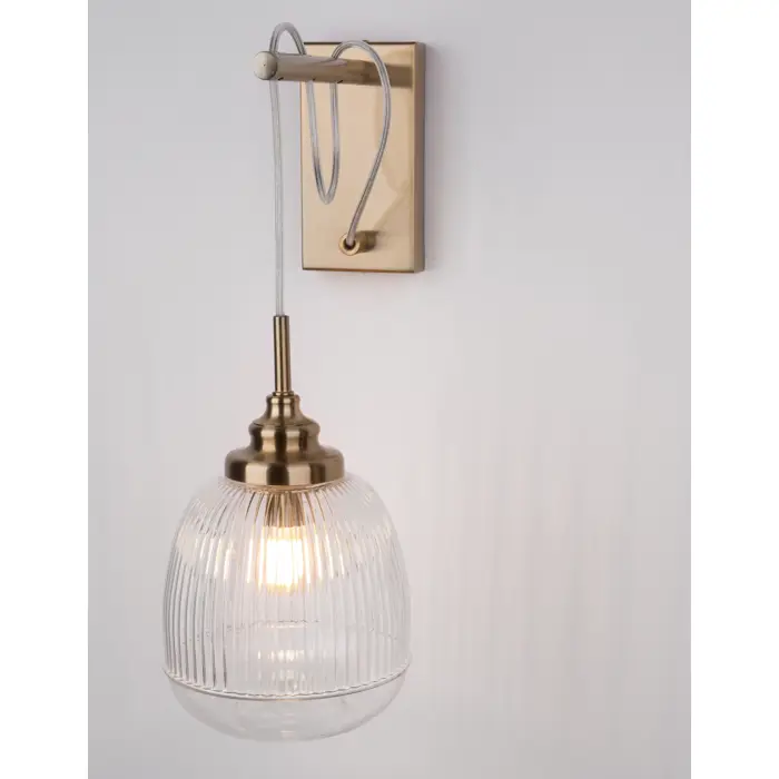 MOND ZIDNA LAMPA E14 /IP20/ SATIN ZLATNA