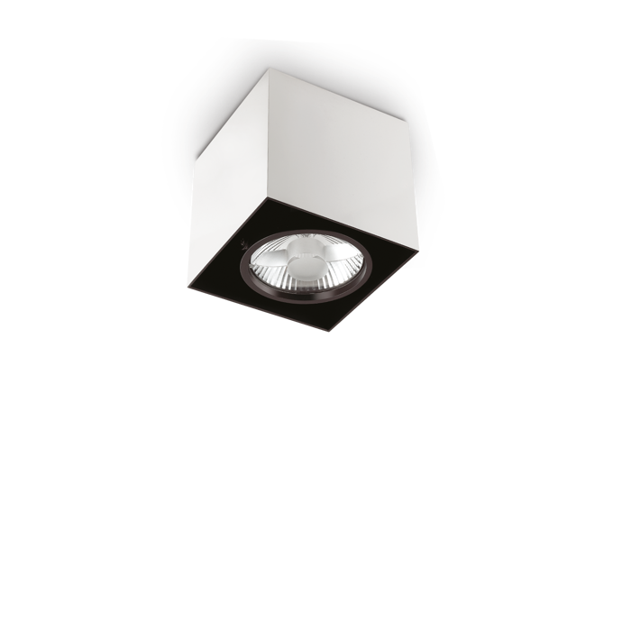 MOOD STROPNA SVJETILJKA PL1 D09 KVADRAT BIJELA GU10