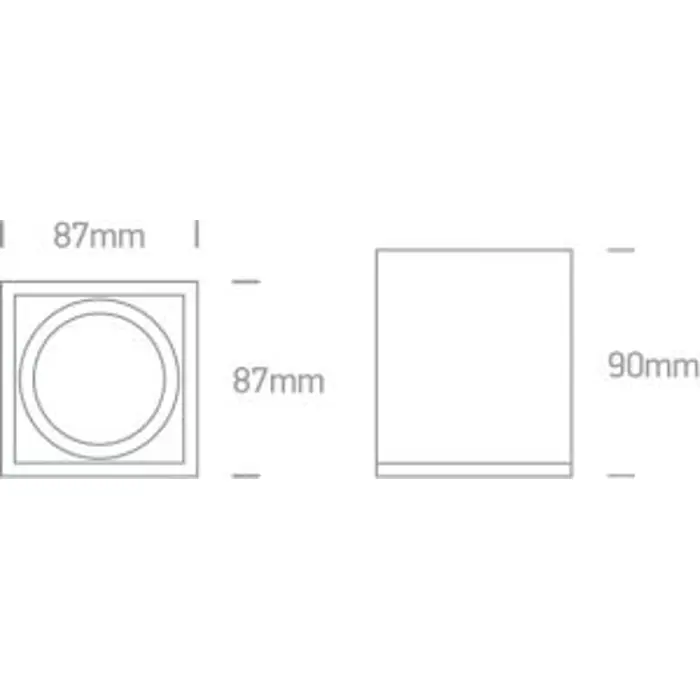 NADGRADNI REFLEKTOR GU-10/50W/220V ALUMINIJ