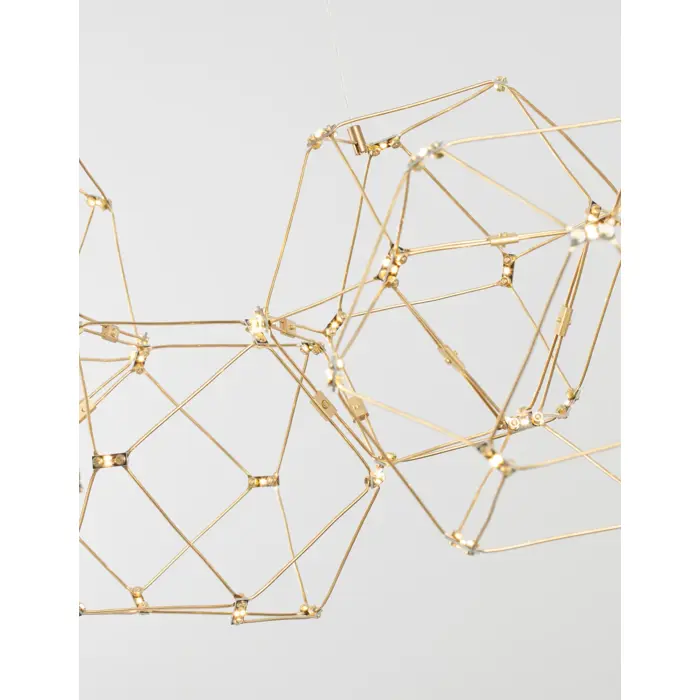 NEBULA VISILICA LED 58W/3000K/3906lm/IP20/ZLATNA