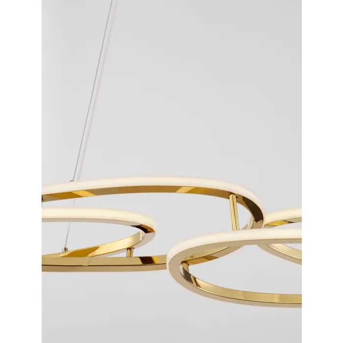 NUDOS VISILICA LED 80W/3000K/5600lm/DIMM/IP20/ZLATNA