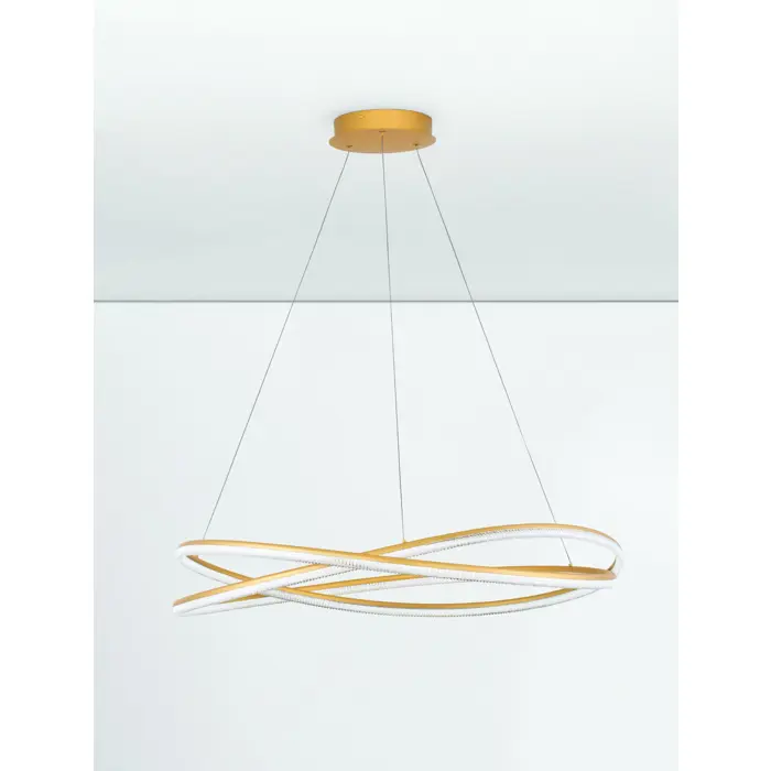 OFELIA VISILICA LED/3000K/68W/5637Lm/BRASS GOLD