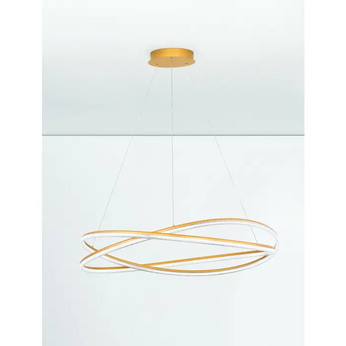 OFELIA VISILICA LED/3000K/68W/5637Lm/BRASS GOLD