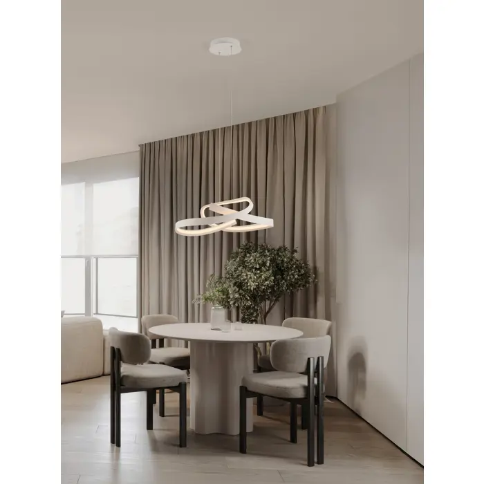 OLIA LED VISILICA BIJELA 47W IP20 CCT 2700-4000K TRIAK PRIGUŠLJIVA
