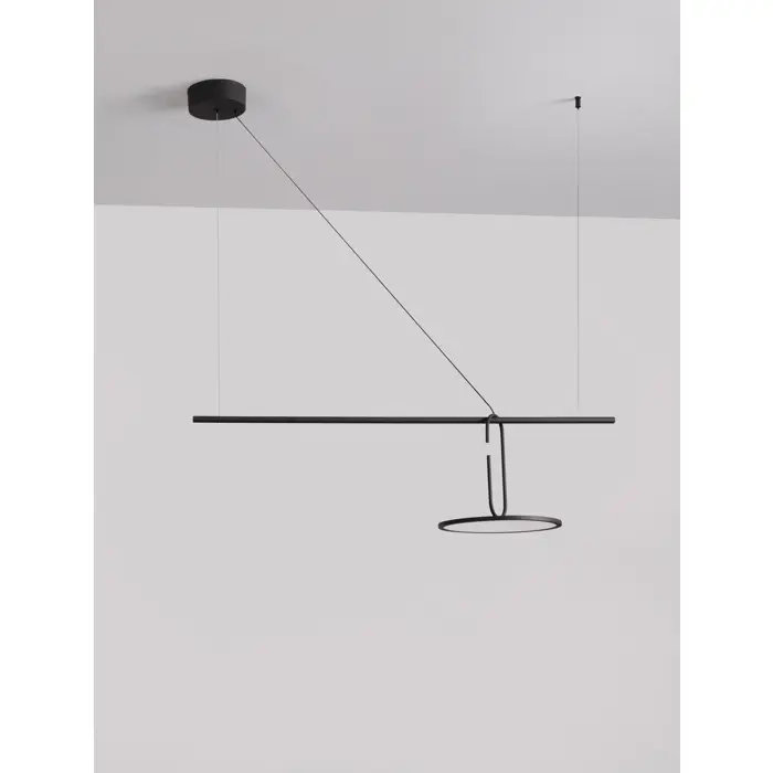 OPI VISILICA LED/3000K/22W/2600Lm/CRNA