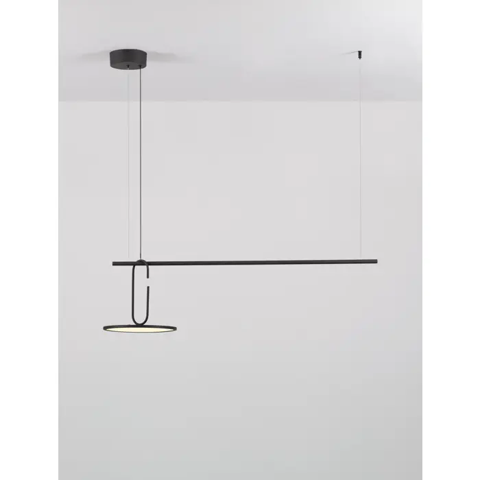 OPI VISILICA LED/3000K/22W/2600Lm/CRNA