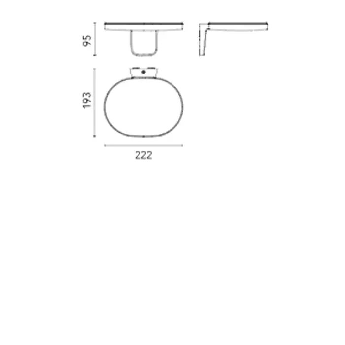 OPLIGHT ZIDNA SVJETILJKA CRNA 16W 1325lm 2700K IP20