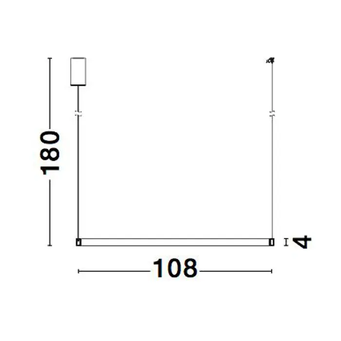 ORLANDO VISILICA LED 35W/3000K/1900lm/IP20/ANTIQUE MESING
