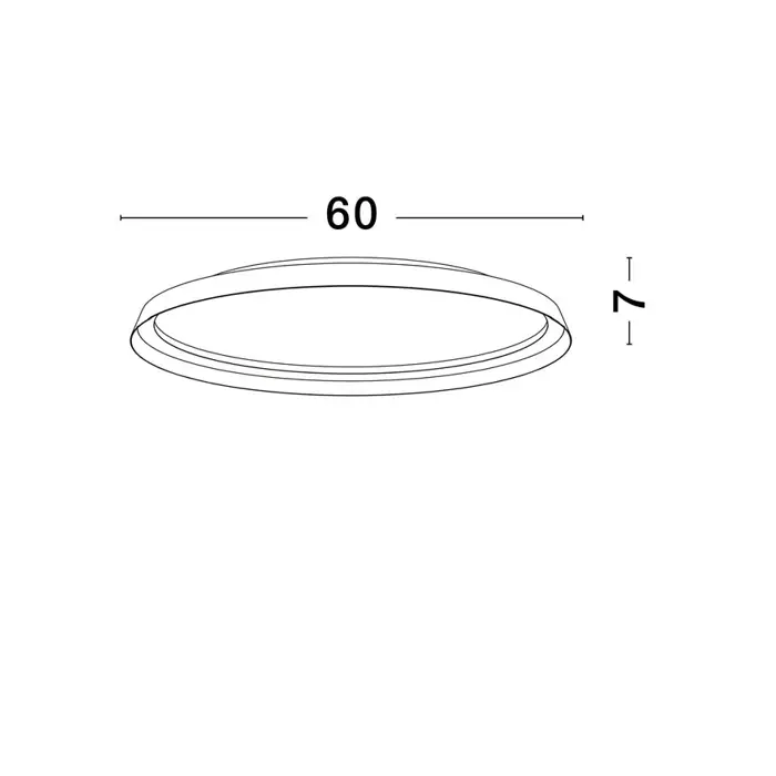 ORMI PLAFONJERA LED /2700-4000K/48W/3361Lm/SMEĐA