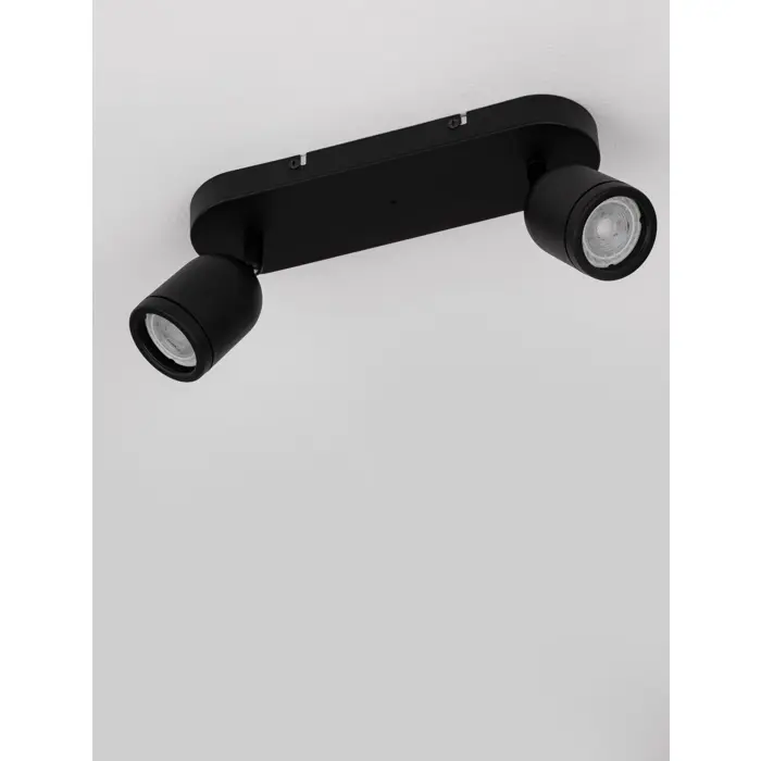 ORSON PLAFONSKA LAMPA GU10 IP20/CRNA 2X