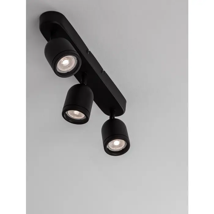 ORSON PLAFONSKA LAMPA GU10 IP20/CRNA 3X