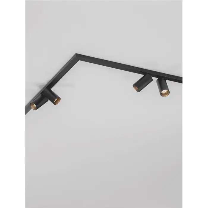 OSO REFLEKTOR CRNI GU10 8x10W IP20