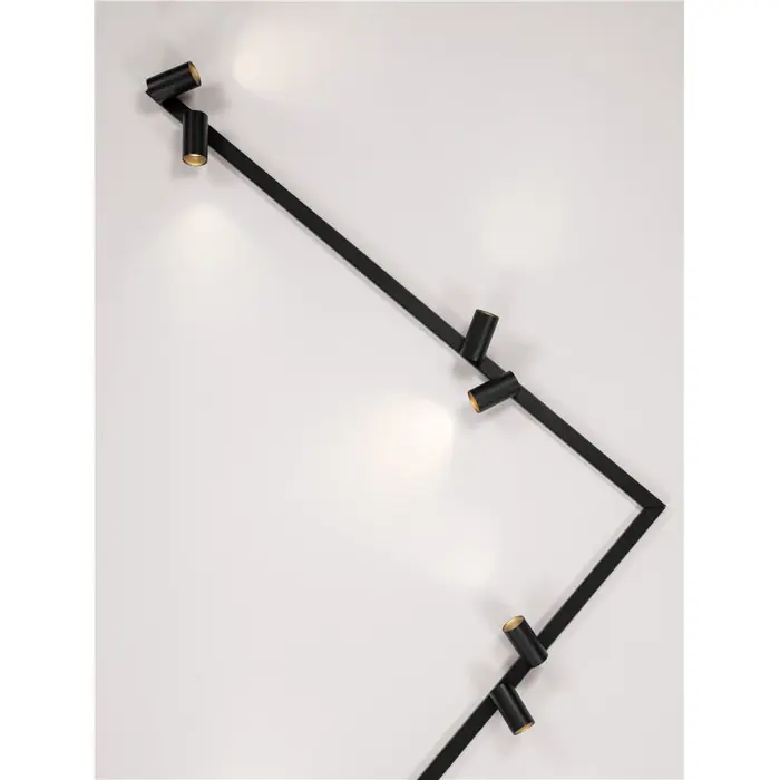 OSO REFLEKTOR CRNI GU10 8x10W IP20