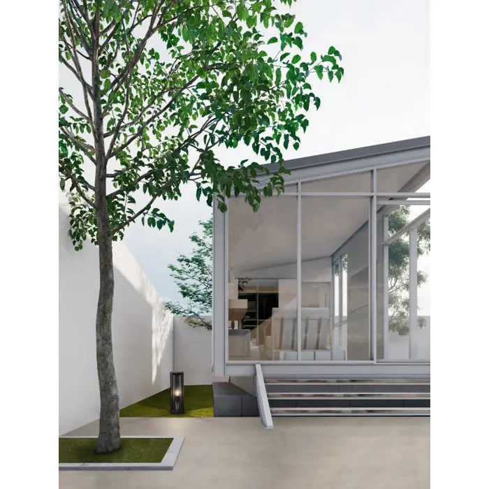 PACIFIC STAJAĆA LAMPA E27 IP65 CRNA