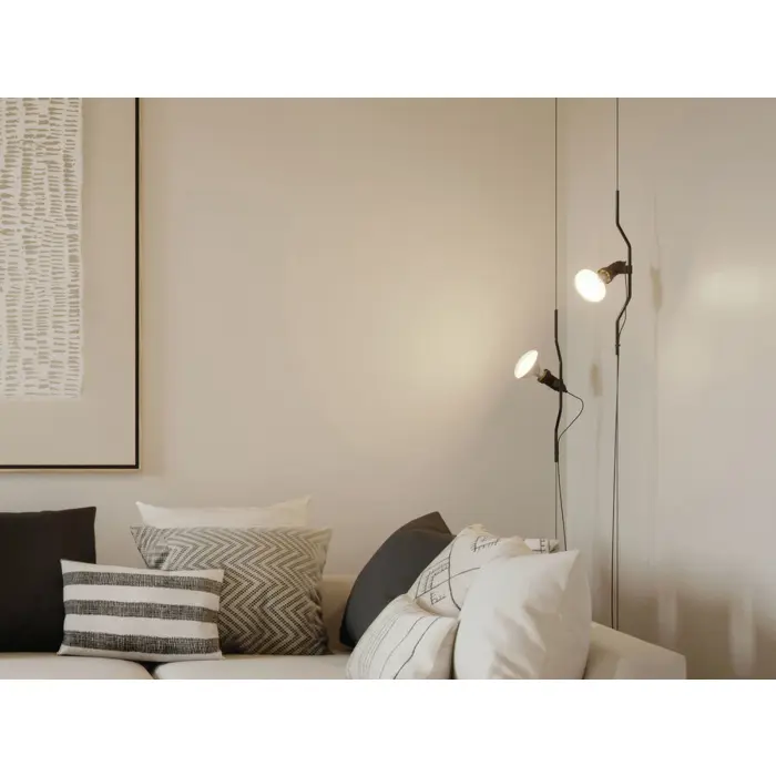 PARENTESI DIMMER VISILICA 1×E27/150W/220-250V CRNA