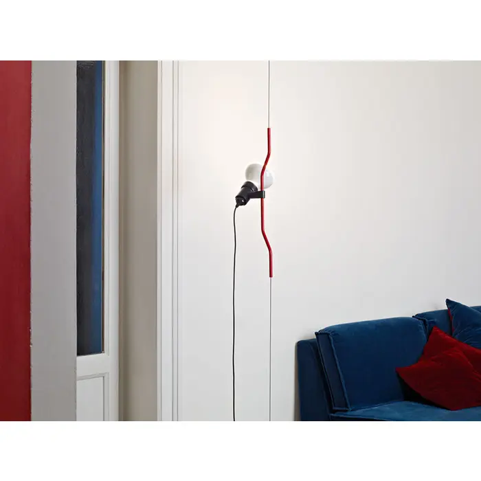 PARENTESI DIMMER VISILICA 1×E27/150W/220-250V CRVENA