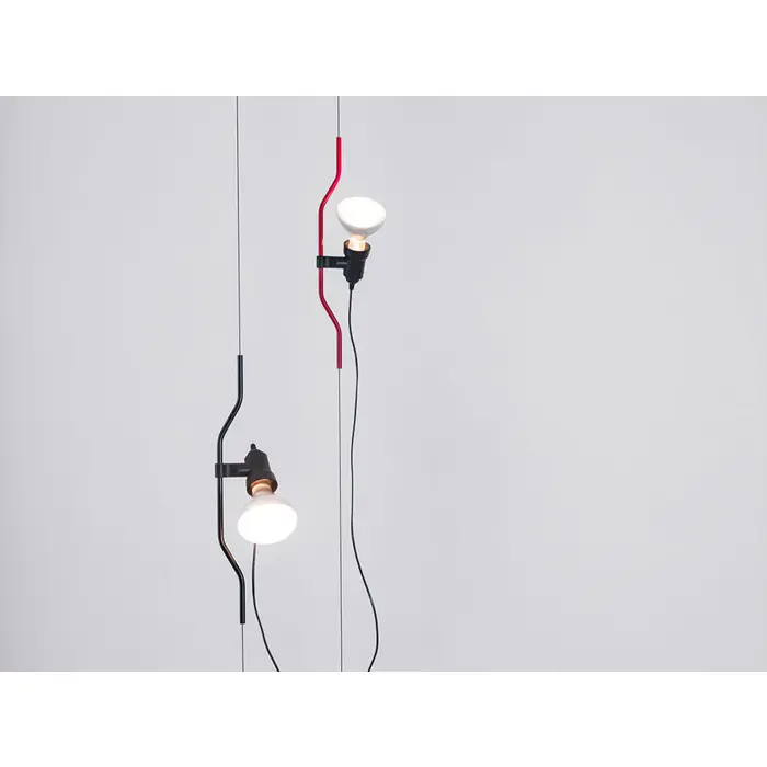 PARENTESI DIMMER VISILICA 1×E27/150W/220-250V CRVENA