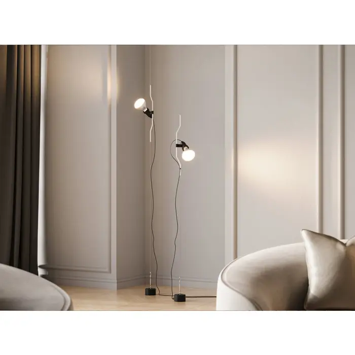 PARENTESI ON/OFF VISILICA 1×E27/150W/220-250V BIJELA