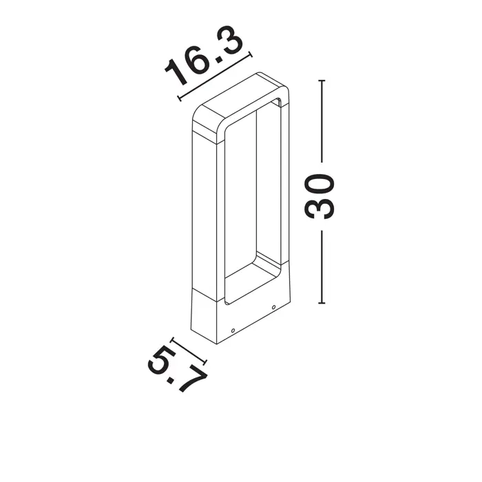PAUL STAJAĆA LAMPA CRNA
LED 7 Watt 220-240 Volt 369lm
3000K IP65