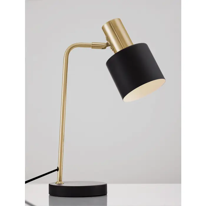 PAZ STOLNA LAMPA E14 /IP20/ZLATNA & CRNA