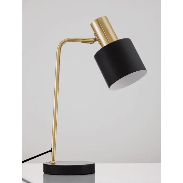 PAZ STOLNA LAMPA E14 /IP20/ZLATNA & CRNA