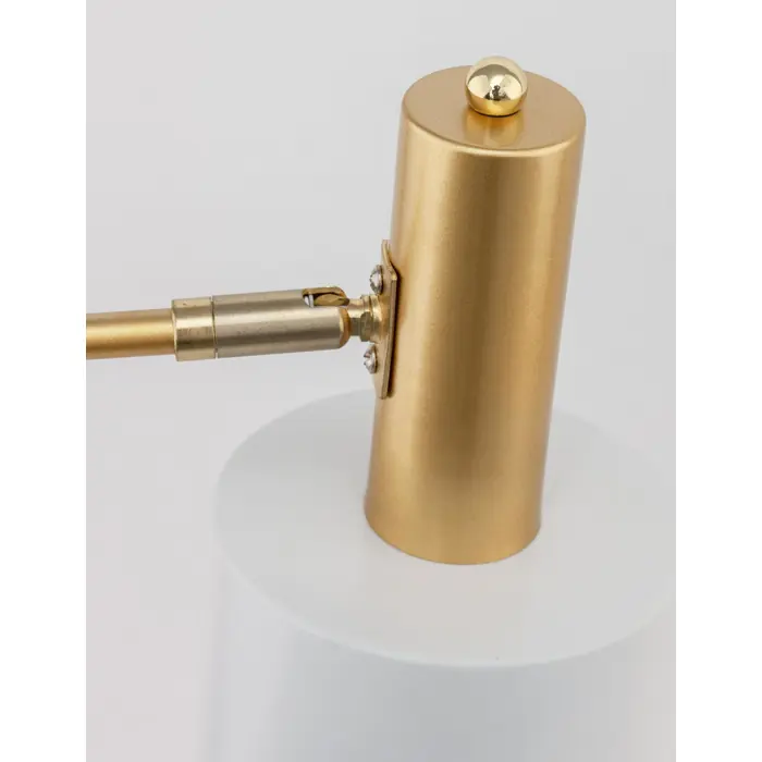 PAZ STOLNA LAMPA E27 /IP20/ZLATNA & BIJELA