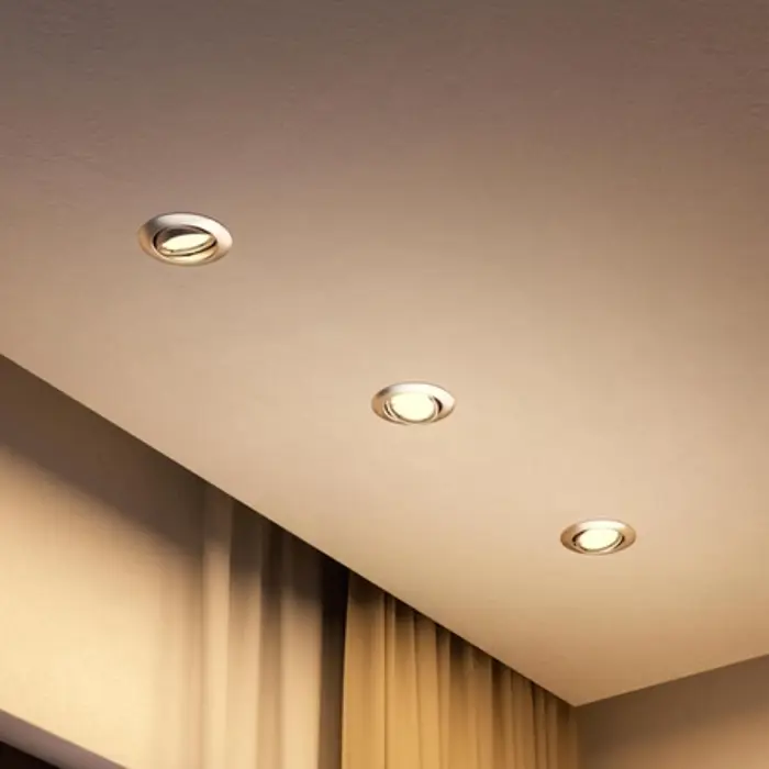 Peridot UGRADBENA PODESIVA SVJETILJKA OKRUGLA 7W GU10 NIKAL 3pk