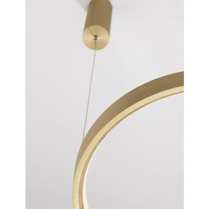 PERRINE VISILICA LED 22W/3000K/1540lm/DIMM/IP20/BRUŠENA ZLATNA