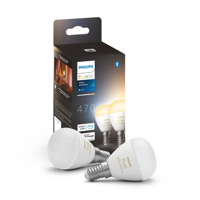Philips Hue PAMETNE ŽARULJE 2xE14 LED 5,1W 2200-6500K 470 lm