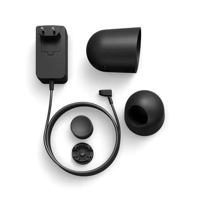 PHILIPS HUE SIGURNOSNA KAMERA WIRED CRNA S POSTOLJEM