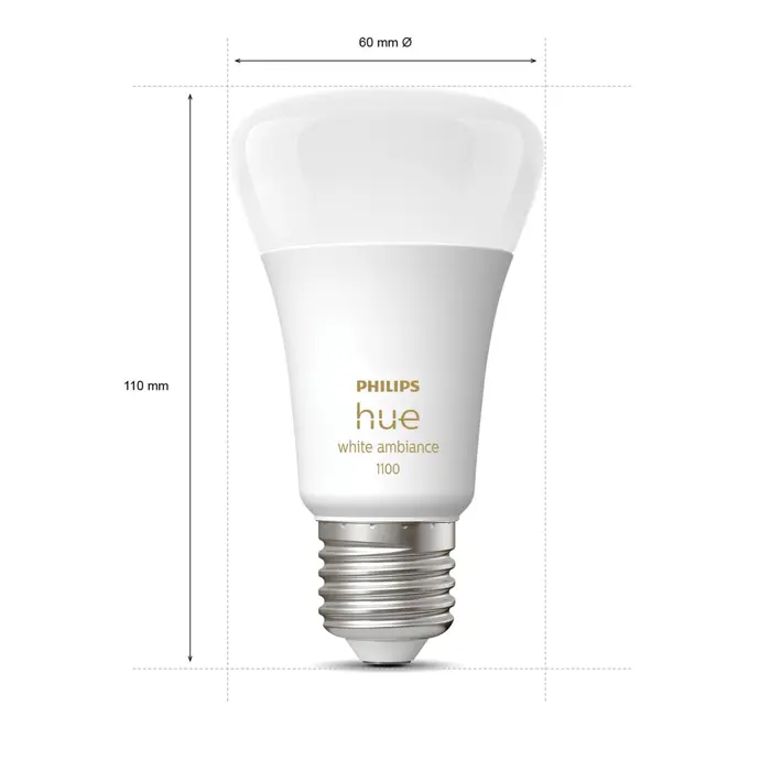 Philips Hue STARTER SET 2×E27/2000-6500K/1100lm PAMETNE ŽARULJE + PRIBOR