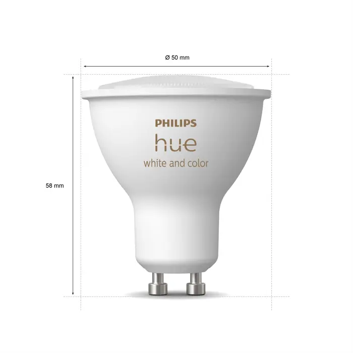 Philips Hue STARTER SET 3x5.7W GU10 PAMETNE ŽARULJE RGB/BIJELA + HUE MOST