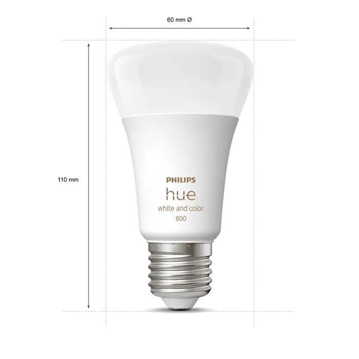 Philips Hue WHITE & COLOR AMBIANCE ŽARULJE 4×E27/9W/2000-6500K+RGB/800lm