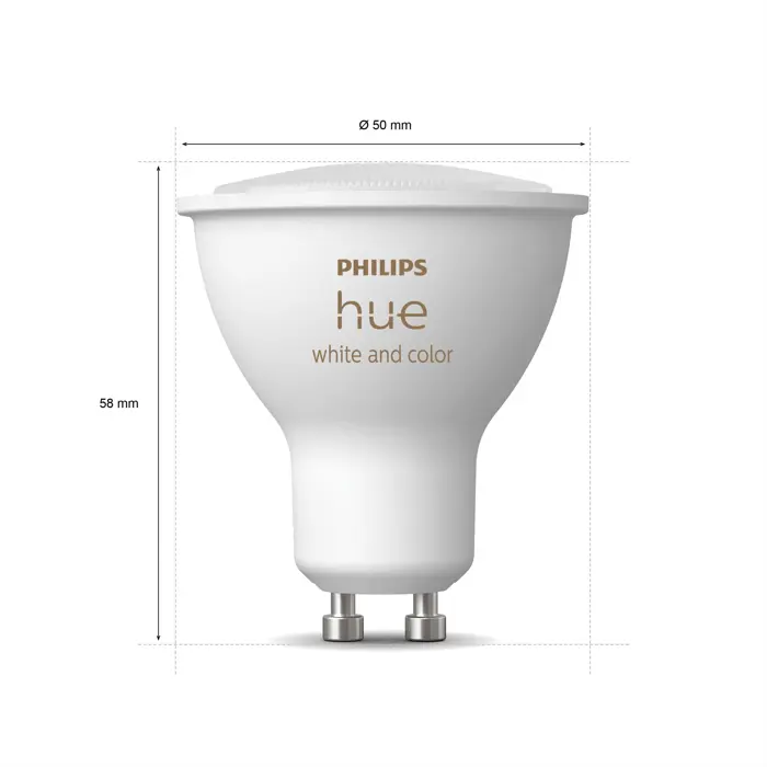 Philips Hue PAMETNA LED ŽARULJA 1xGU10/5.7W/2000-6500K+RGB/350lm