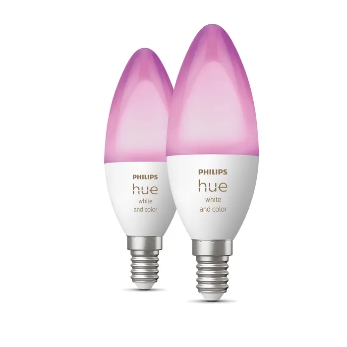 Philips Hue WHITE & COLOR AMBIANCE LED ŽARULJA 2×E14/4W/2000-6500K+RGB/470lm